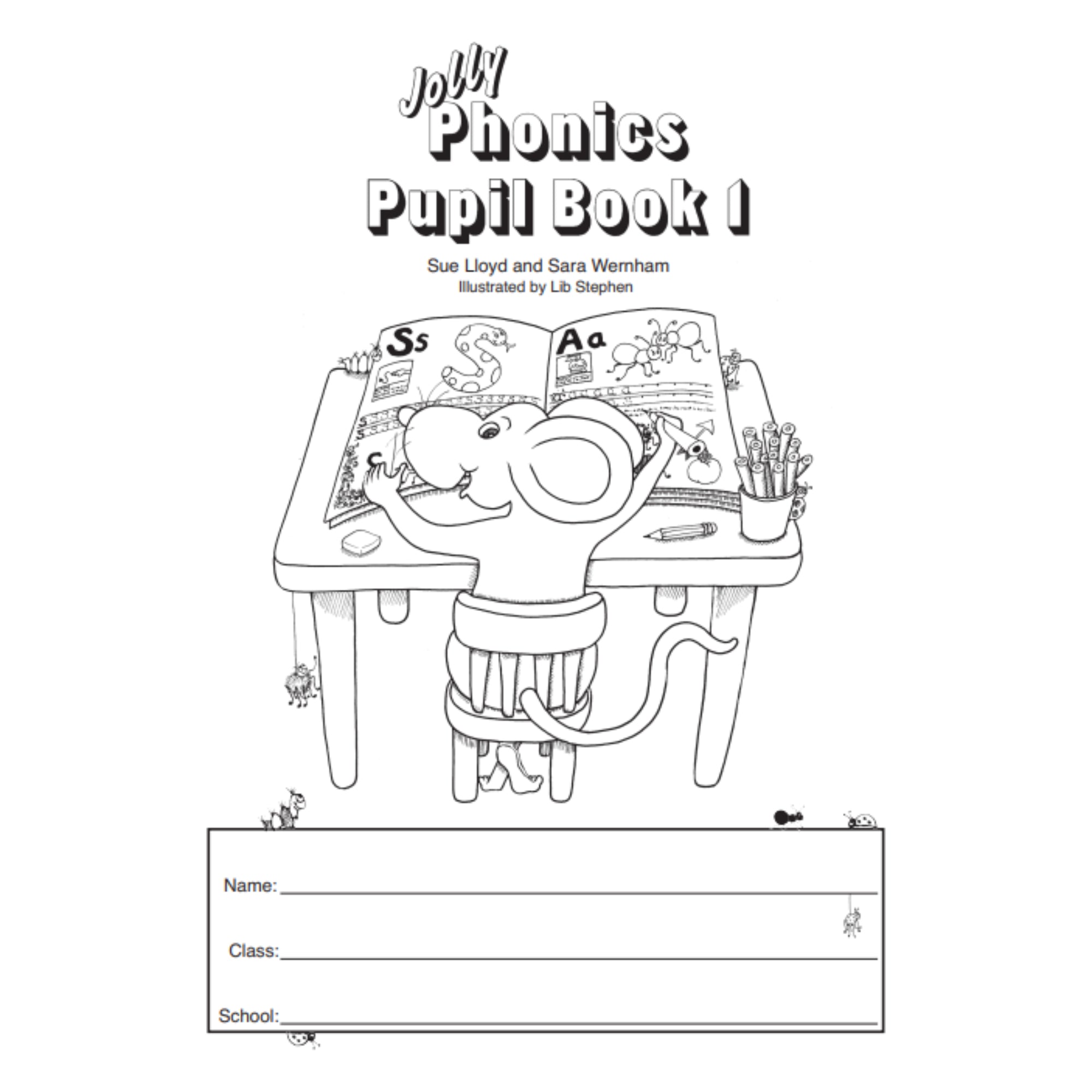 Jolly Phonics Pupil Book 1 B&W